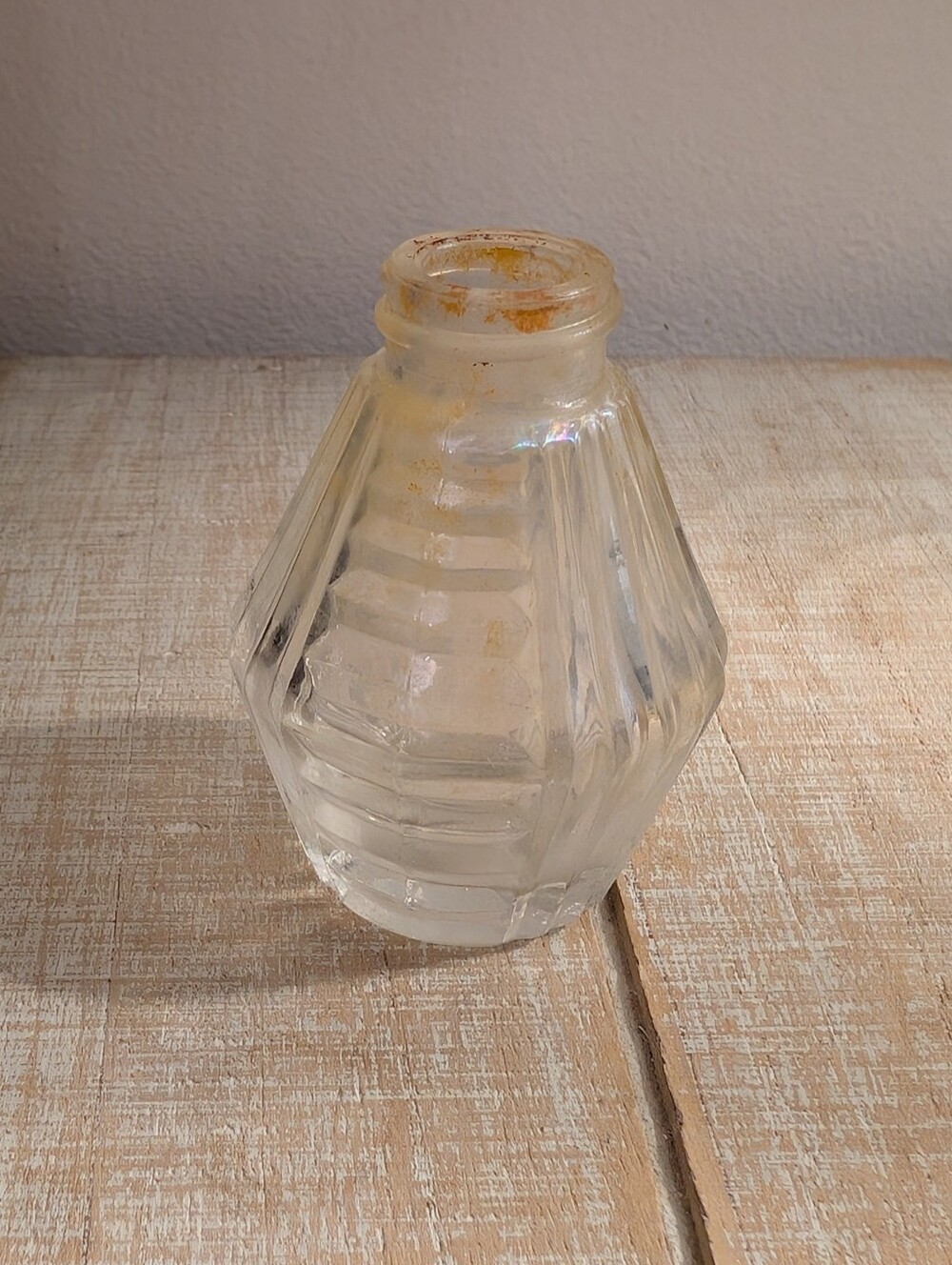 Antique Early 1900s Anchor Hocking Glass Bottle